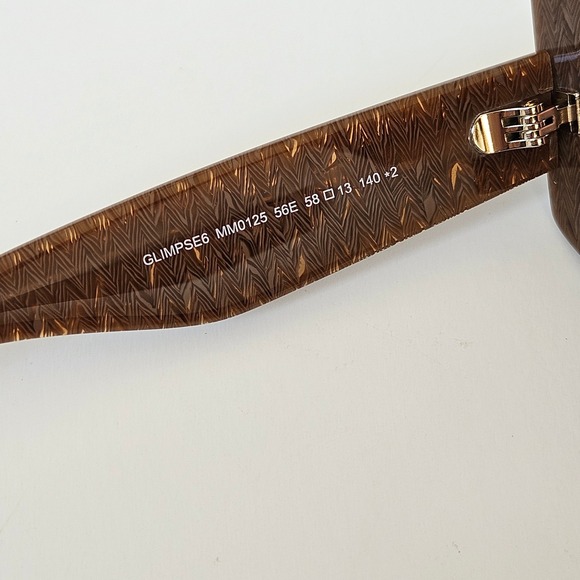 Max Mara Eyewear Glimpse Sunglasses NEW with Case - Picture 11 of 11